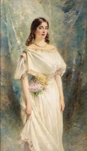 דיוקן של אולגה, בת האמן, כ-1909
