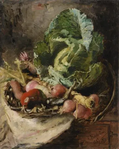טבע דומם עם ירקות 1889