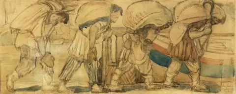 חוסמי הספינות על נהר וולגה 1922