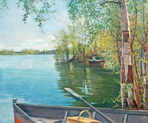 Kalastus järvellä