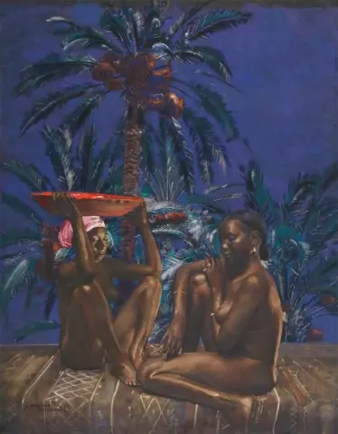 Под финиковыми пальмами, 1933-34 гг.