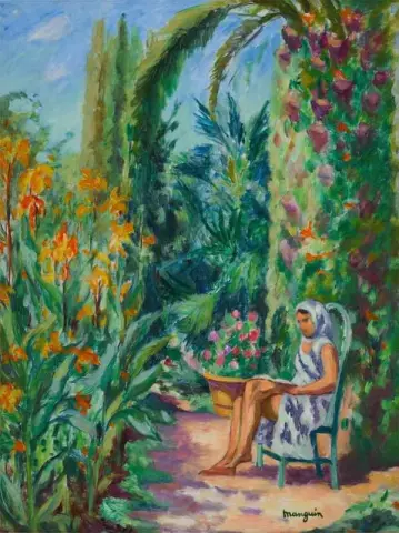 أوديت في حديقة L Oustalet 1933