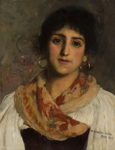 Italiensk flicka 1889