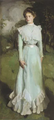 Porträtt av Miss Isabella Nairn 1901