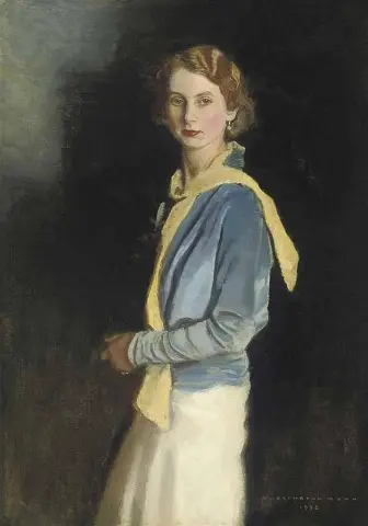 Porträtt av Rosalie Lever-tilletson 1932