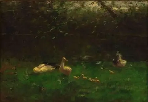 Famiglia di anatre