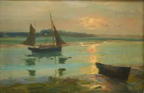 Nave al sole del mattino