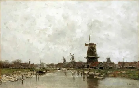 I cinque mulini a vento 1878