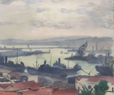 Alger Hamnen i L Agha