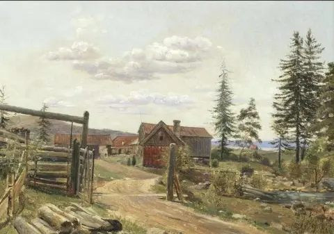 Пейзаж в Даларне