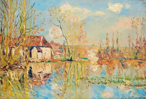 첫 번째 봄 - Le Gue Du Loir Loir-et-cher 1918