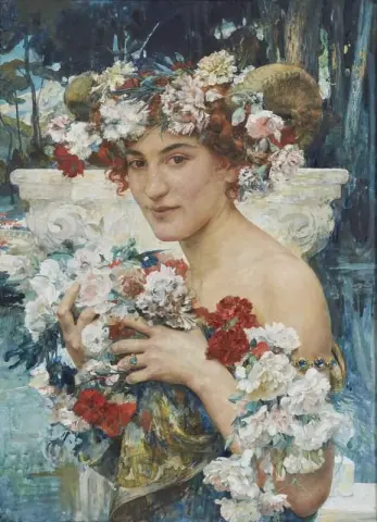 Djurliv Omgiven Av Blommor