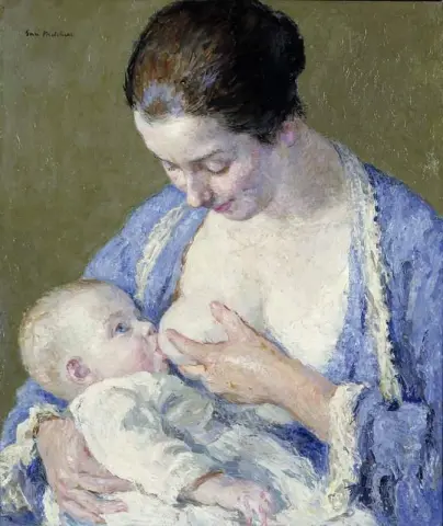 Madre e hijo Hacia 1920