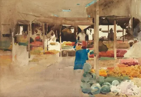 El mercado de frutas