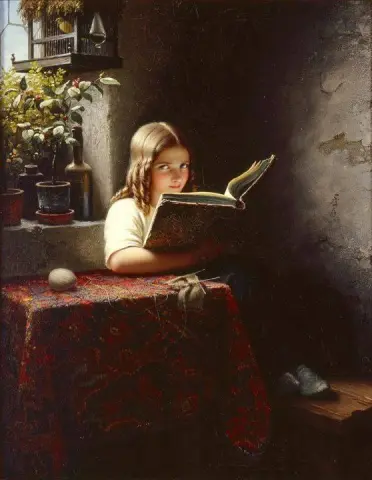 Menina lendo