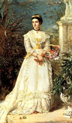 Huntlyn Amy Marchionessin muotokuva 1870