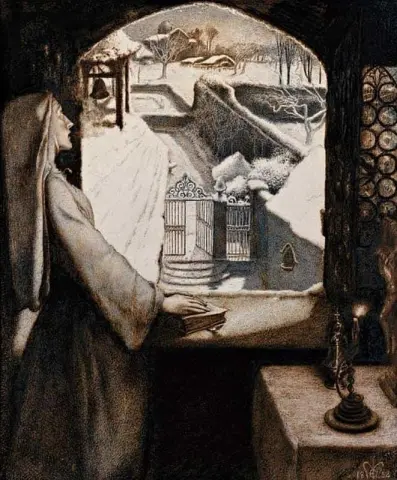 Pyhä Agnes S Eve 1854