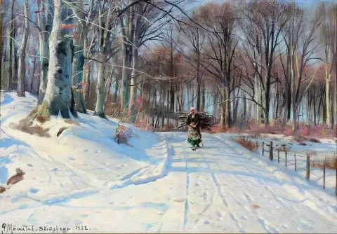 A Danish Winter Landscape