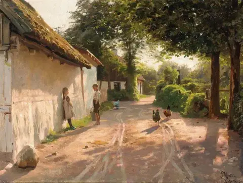 Outside The Cottage