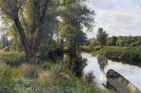 Sommerlandschaft Mit Flussaue 1911
