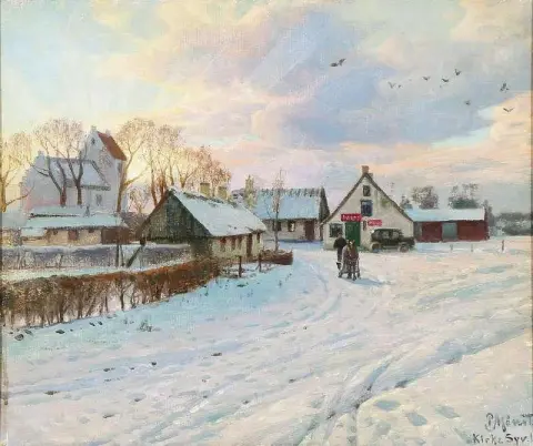 Sunset At Syv Kirke