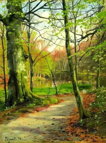 Waldweg Am See 1896