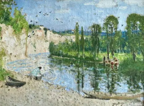 강변의 빨래꾼 1910