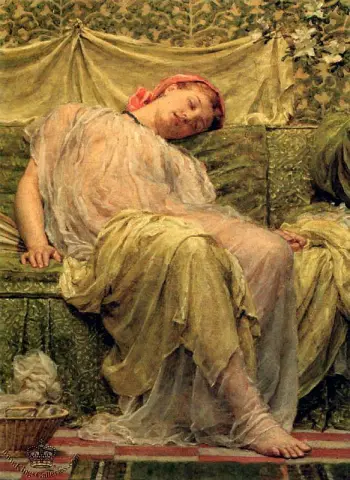 Una cesta de trabajo 1879