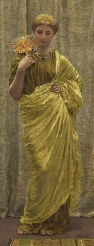 El abanico dorado Hacia 1878