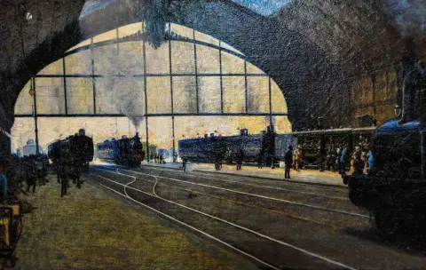 La Estación Central de Milán 1889