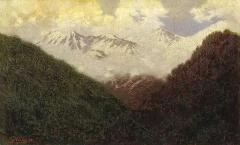 paisaje en la nieve