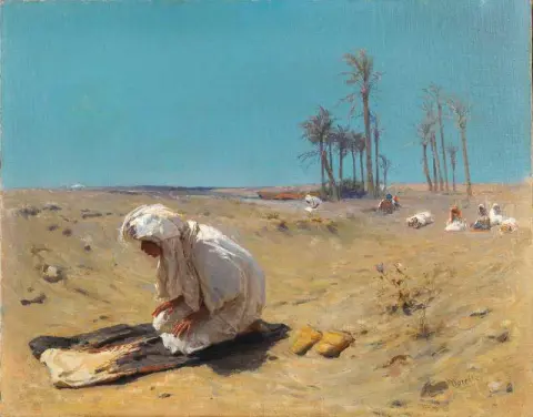 1882년 사막에서의 기도