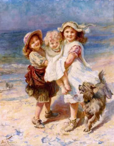 En la playa