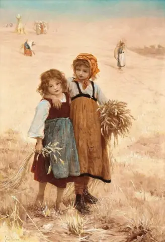 Hermanas en el campo