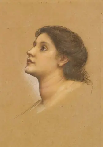 cabeza de una niña
