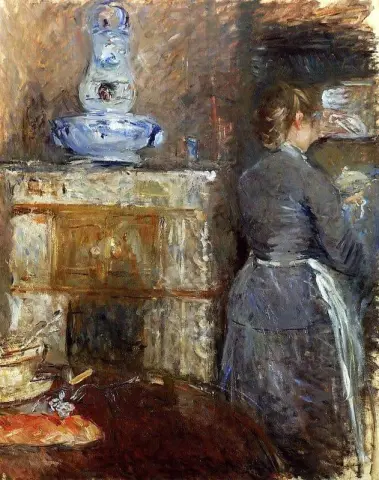El comedor de la familia Rouart Avenue D Eylau 1880