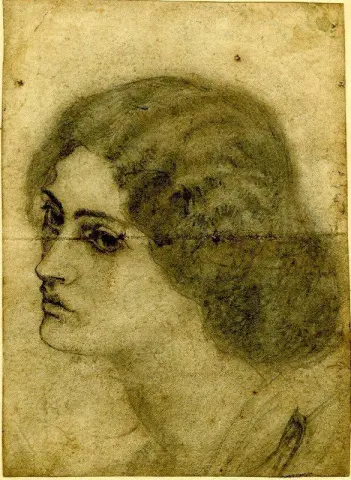 제인 모리스 1857의 초상화