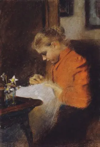 Leopoldine Steindl-moser Taiteilija S Sister Ompelu