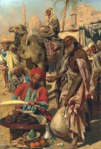 Et marked i Kairo ca. 1878