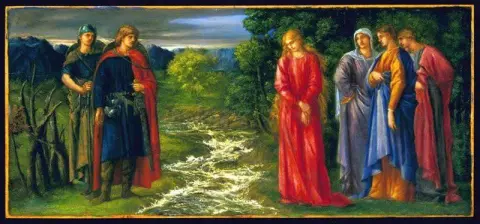 Хельга и Гуннлауг, около 1880-85 гг.