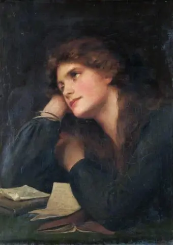 Nachdenkliche Frau 1886-1917