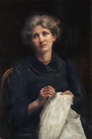 Es ist nicht das Leinen, das Sie tragen, sondern das Leben menschlicher Kreaturen, ca. 1907-17