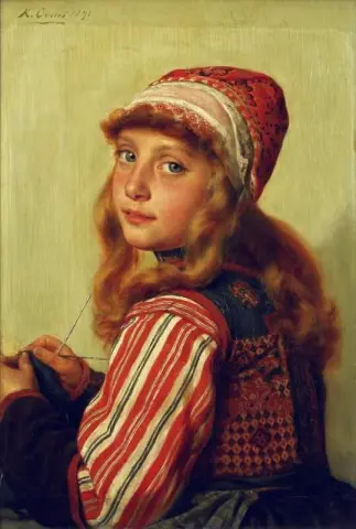 Portrett av en jente 1891