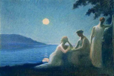 Sotto un raggio di luna 1895