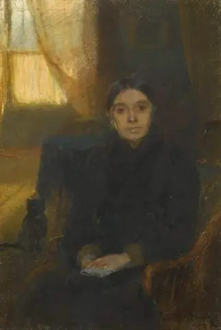 Ritratto di Annie Jane Osborne, madre dell'artista, 1892