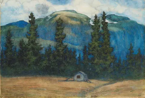Da Lofsdalen Scena da Harjedalen nel nord della Svezia