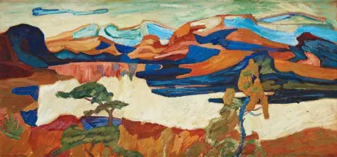 Paesaggio In Colori Autunnali