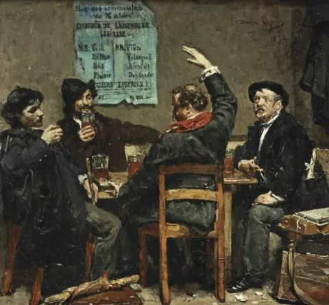 Storytelling In A Cafe 1879