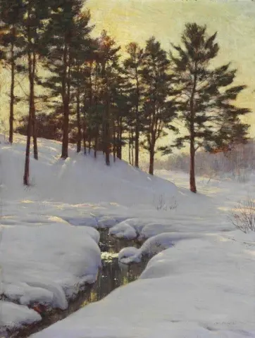 Aurinko Mäntyjen takana
