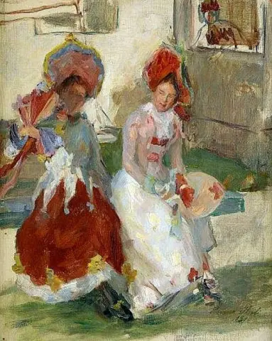 In The Waiting Room Sitting Women